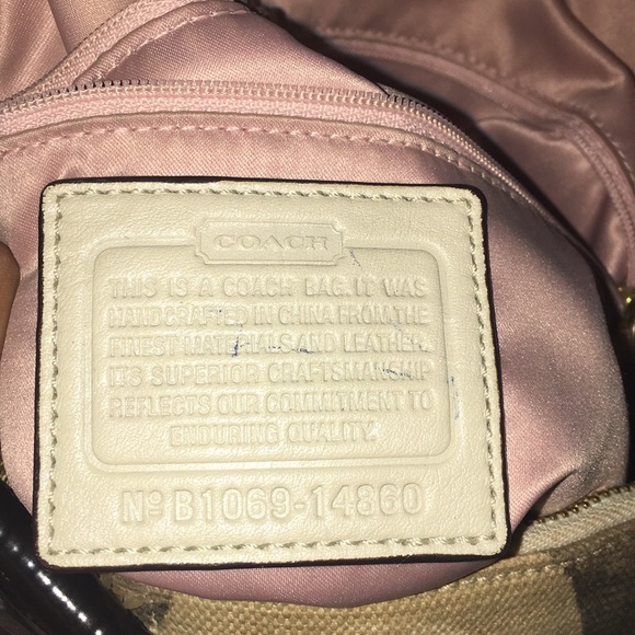 Authentic Coach Bag Sequin C’s - Picture 3 of 4